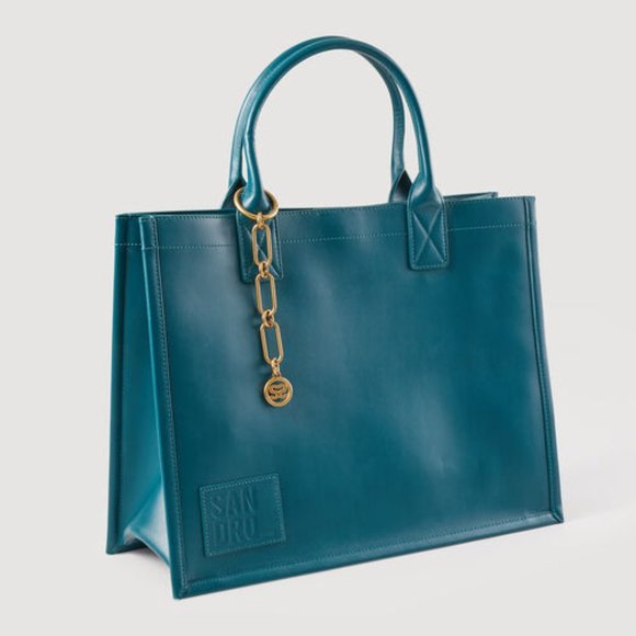 Sandro Tote Bag with Chain - Picture 1 of 2